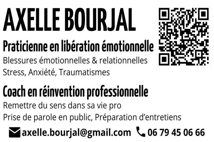 carte de visite de Axelle Bourjal
