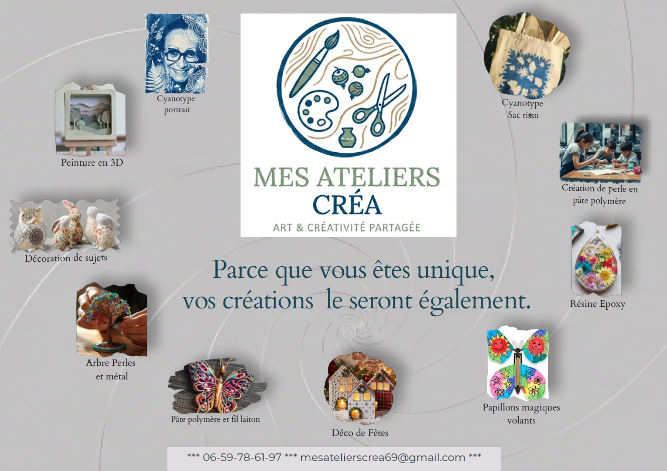flyer de l'activité de Valérie Ferrier