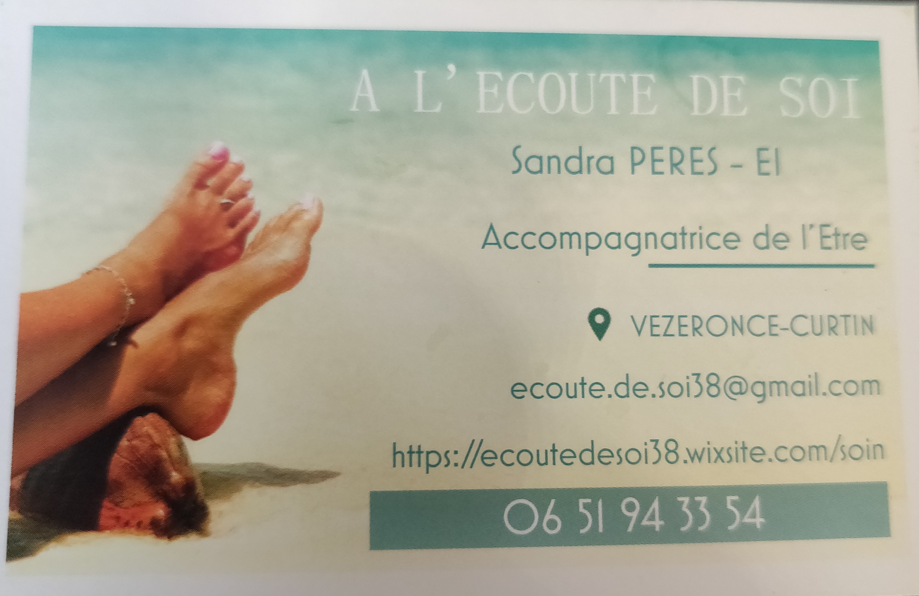 carte de visite de Sandra Peres