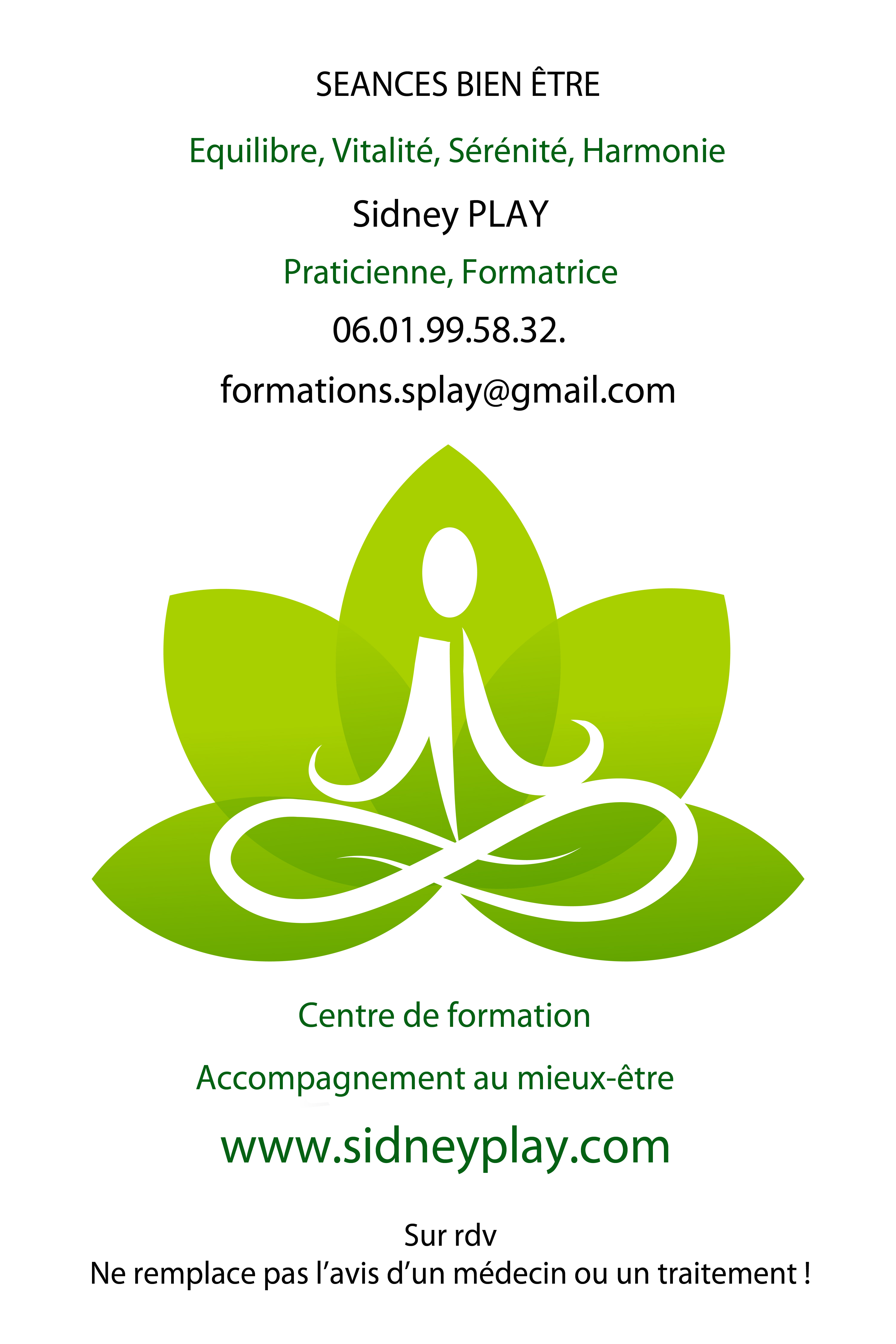 flyer de l'activité de Sidney Play