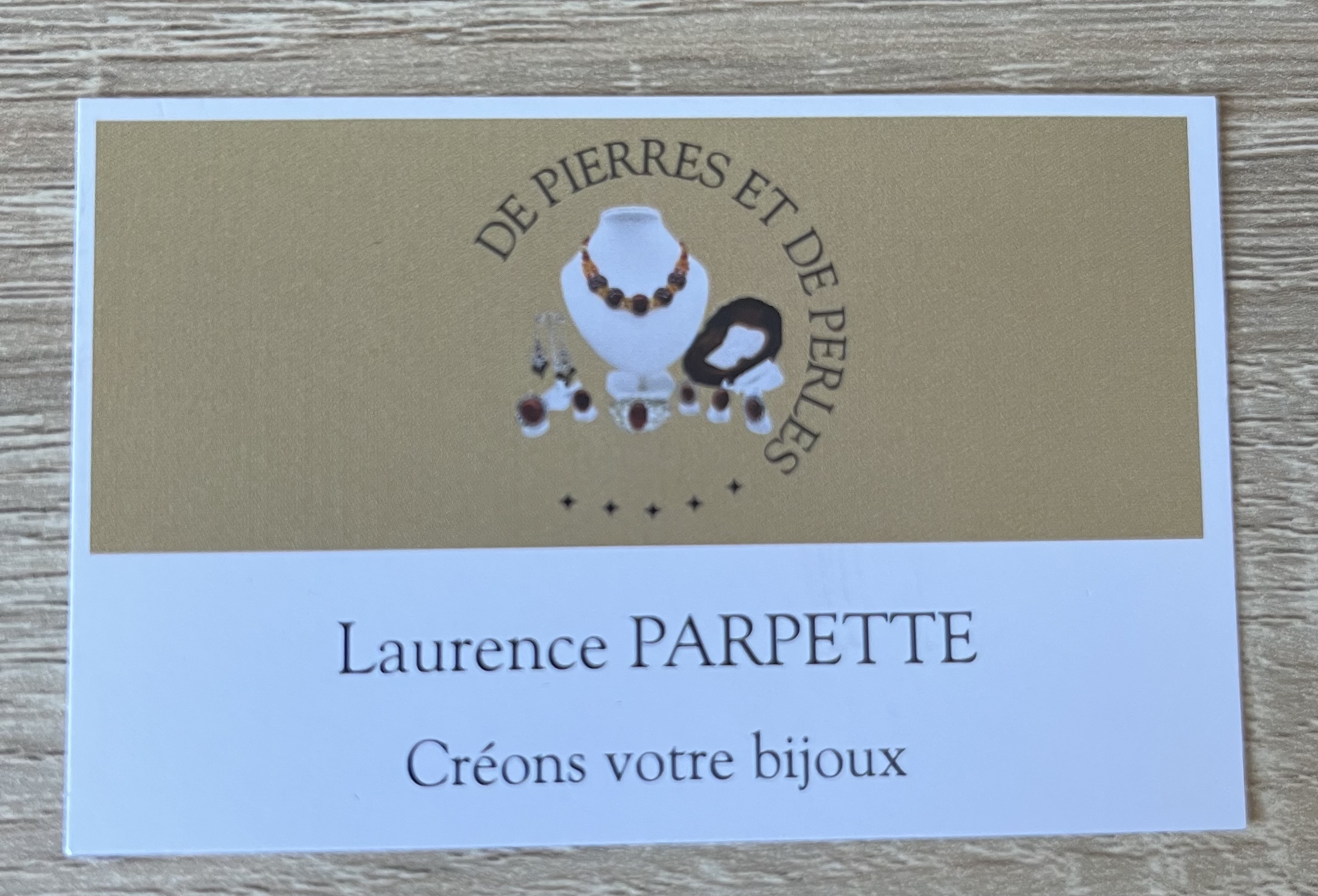 carte de visite de Laurence Parpette