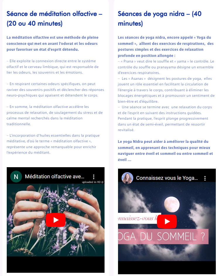 flyer de l'activité de Estelle Bugni